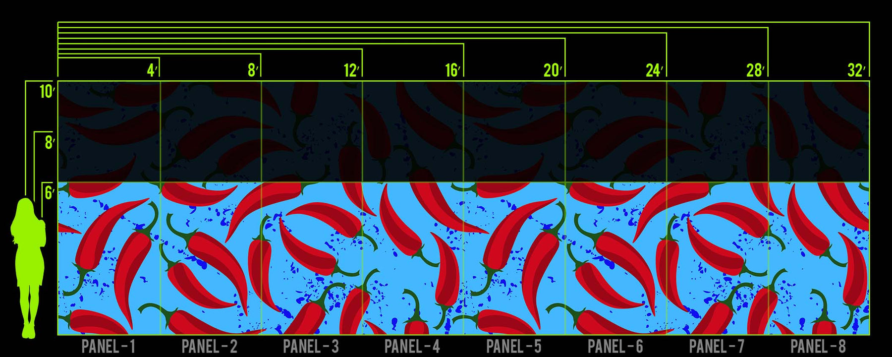 WINTER CHILI WEATHER WALL WRAP