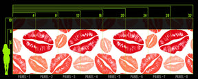 FRESH KISS RED WALL WRAP