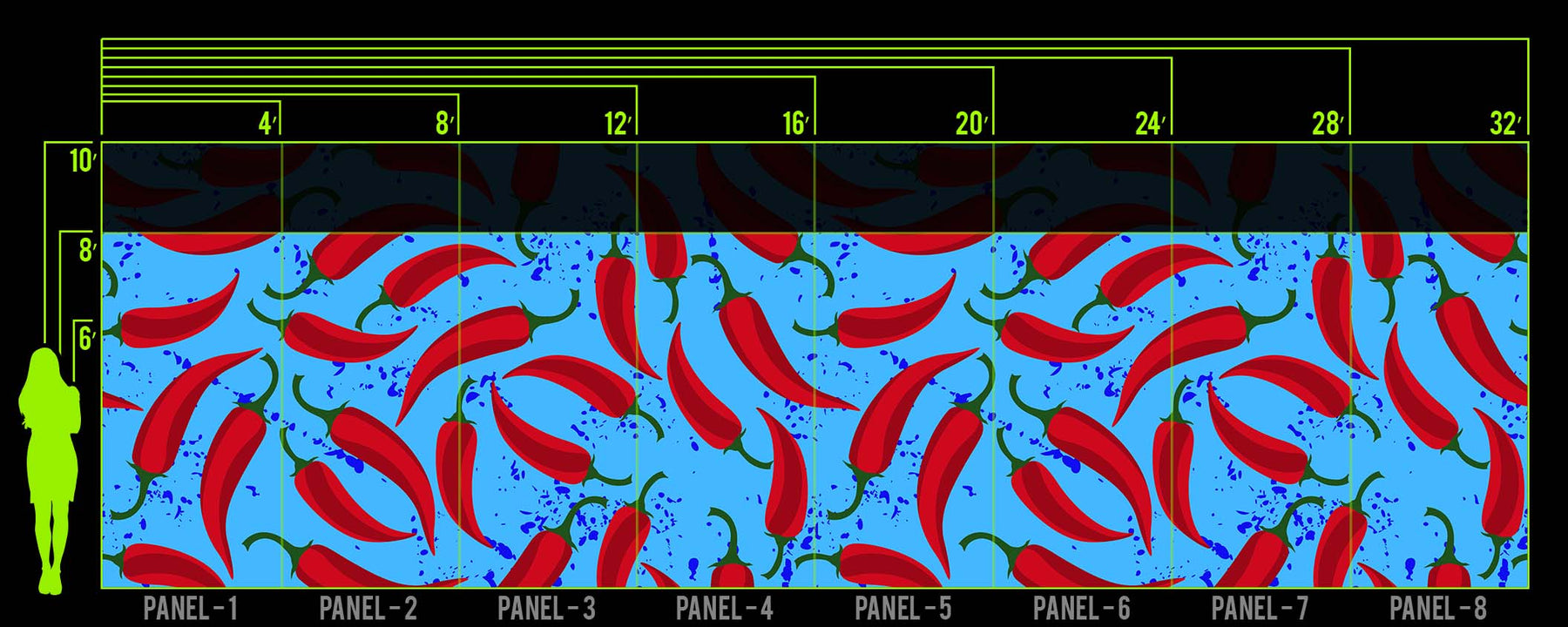 WINTER CHILI WEATHER WALL WRAP