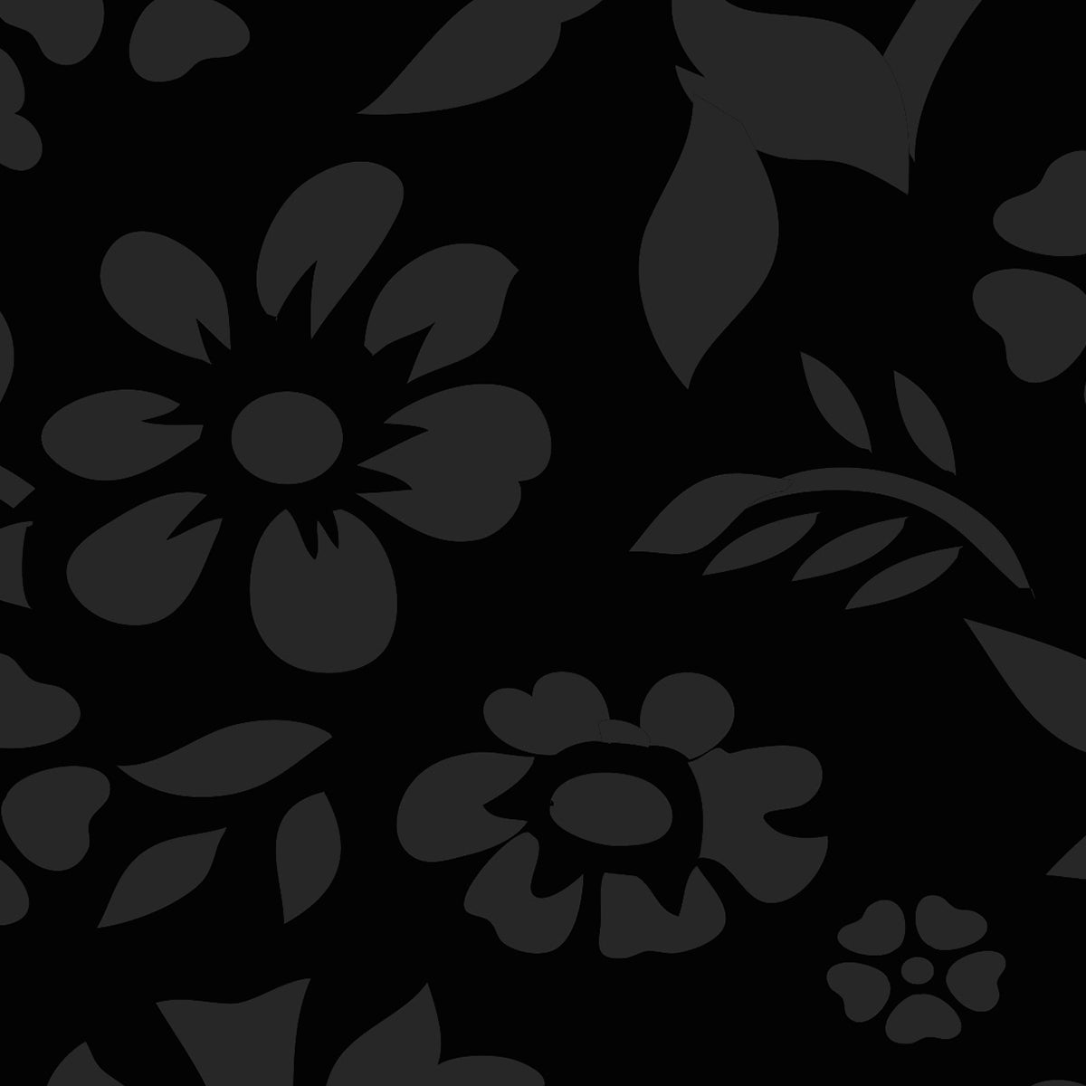 DARK MONOCHROMATIC FLORAL