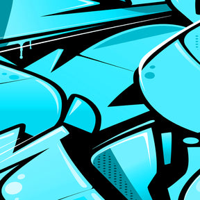 GRAFFITI CYAN