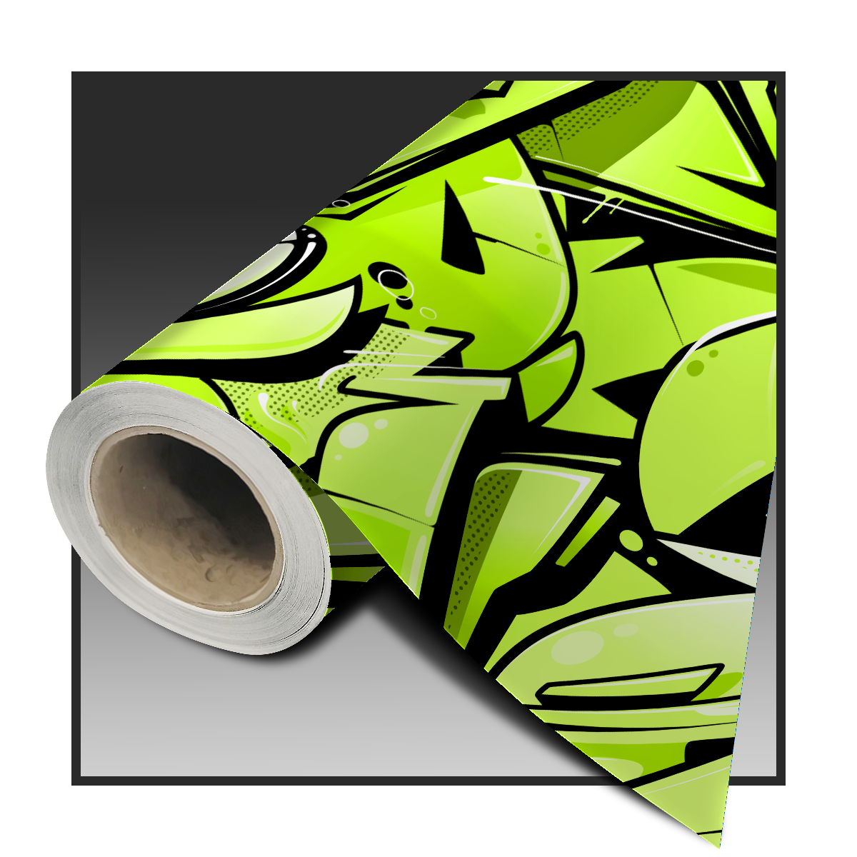 x-color graffiti in japan　FOIL wall26 - Colorful Graffiti - Large Wall Mural, Removable