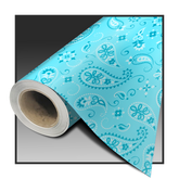 LARGE BANDANA LIGHT BLUE