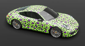 LEOPARD LOVE LIME PURPLE