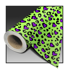 LEOPARD LOVE LIME PURPLE