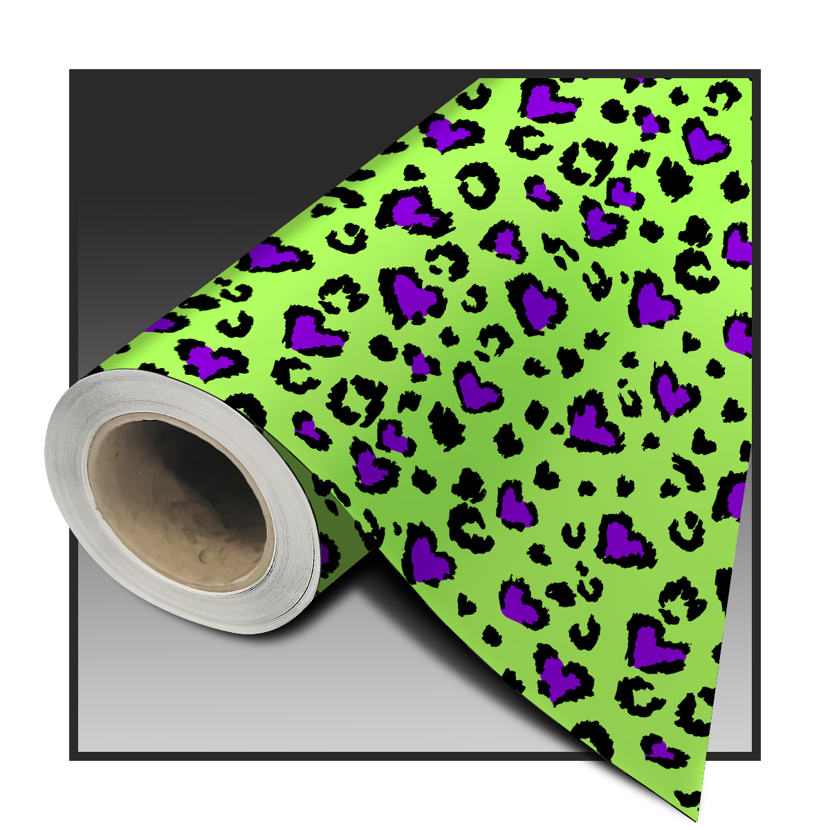 LEOPARD LOVE LIME PURPLE