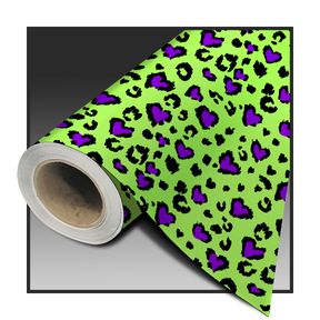 LEOPARD LOVE LIME PURPLE