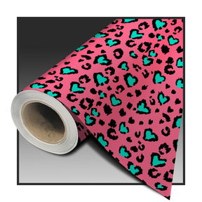 LEOPARD LOVE PINK TEAL