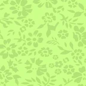 LIME MONOCHROMATIC FLORAL