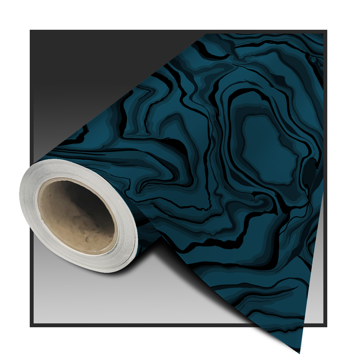 LIQUID MARBLE DARK TEAL