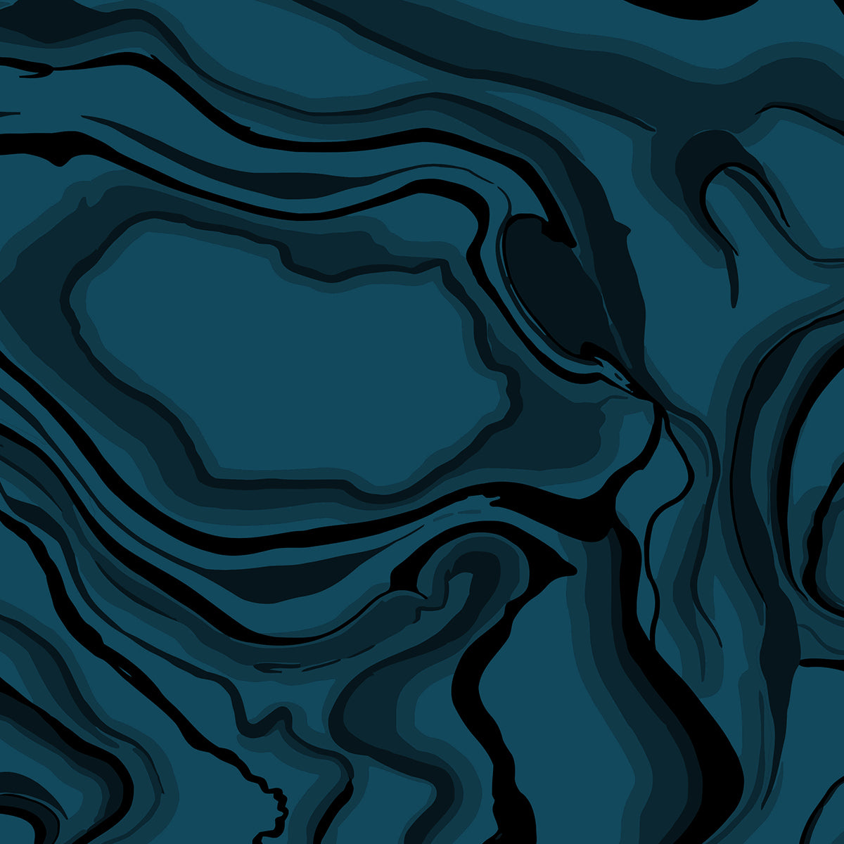 LIQUID MARBLE DARK TEAL