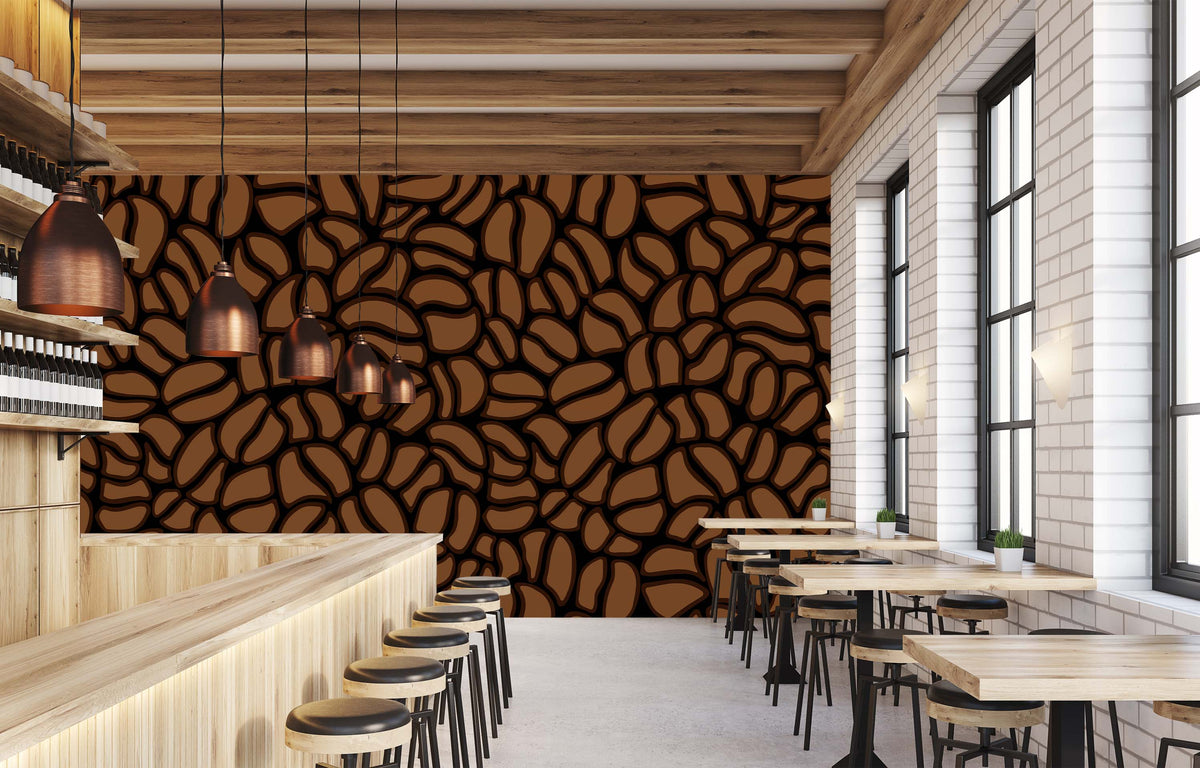 CARTOON COFFEE LIGHT WALL WRAP