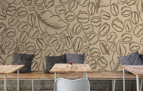 COFFEE LEAF WALL WRAP