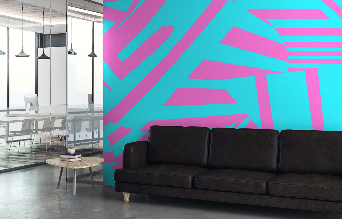 DISTRACTED BUBBLEGUM WALL WRAP