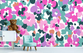 MINT STRAWBERRY WALL FLOWER WALL WRAP