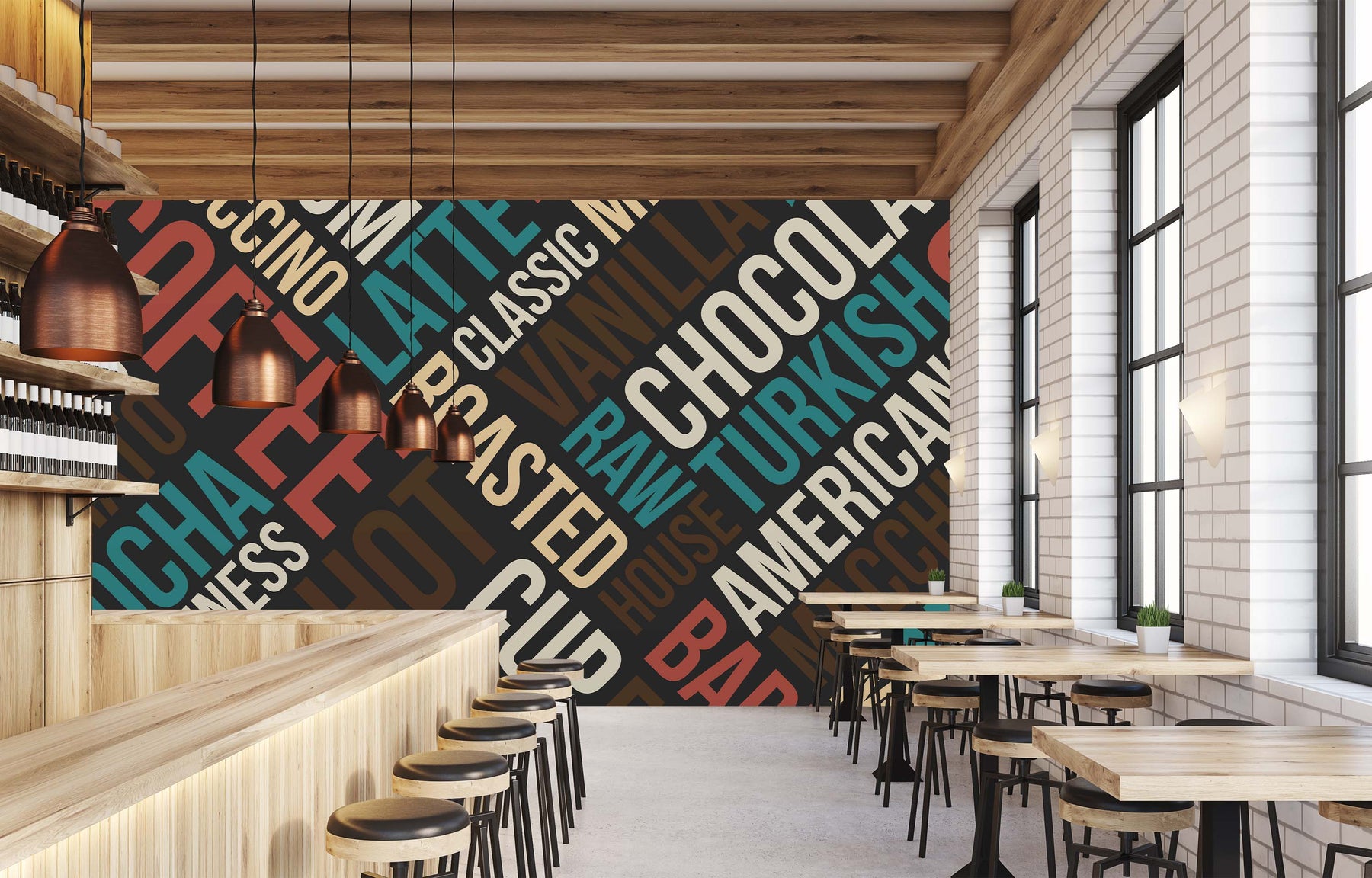 MOCHA MACCHIATTO WALL WRAP