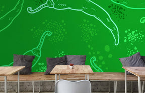 PEPPER PARTY GREEN WALL WRAP