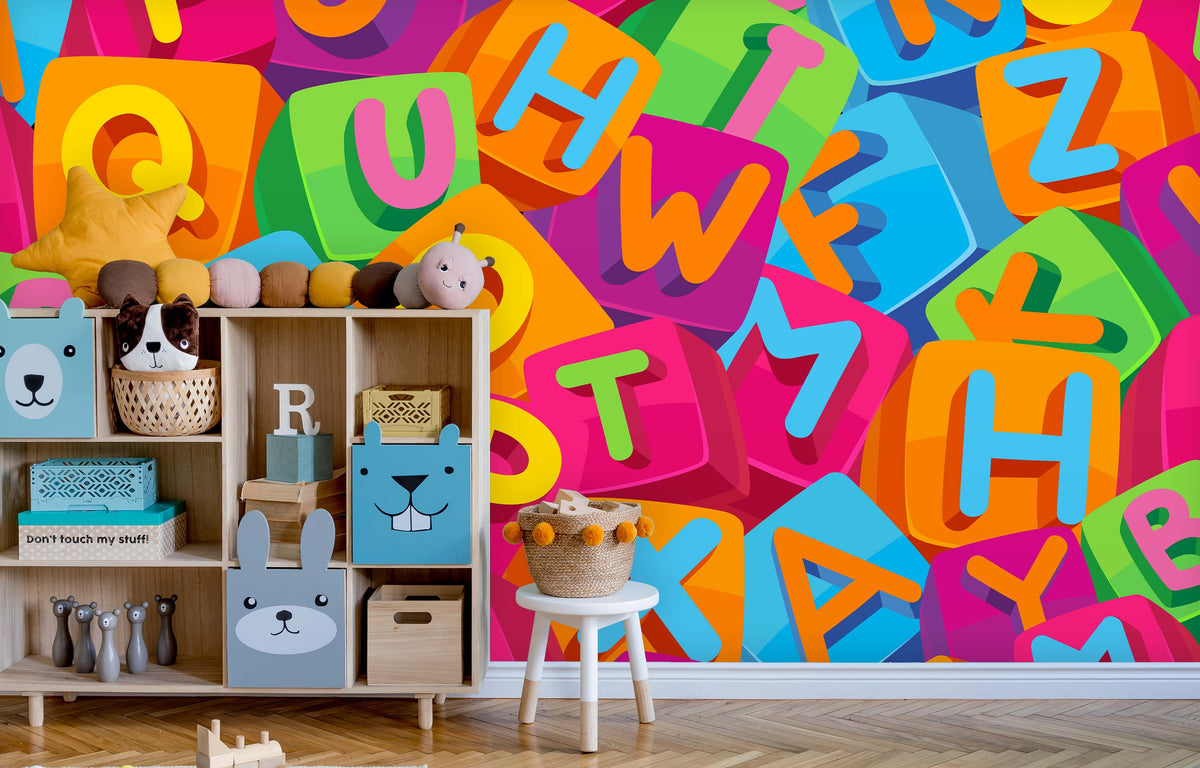 ALPHABETICAL DISORDER WALL WRAP