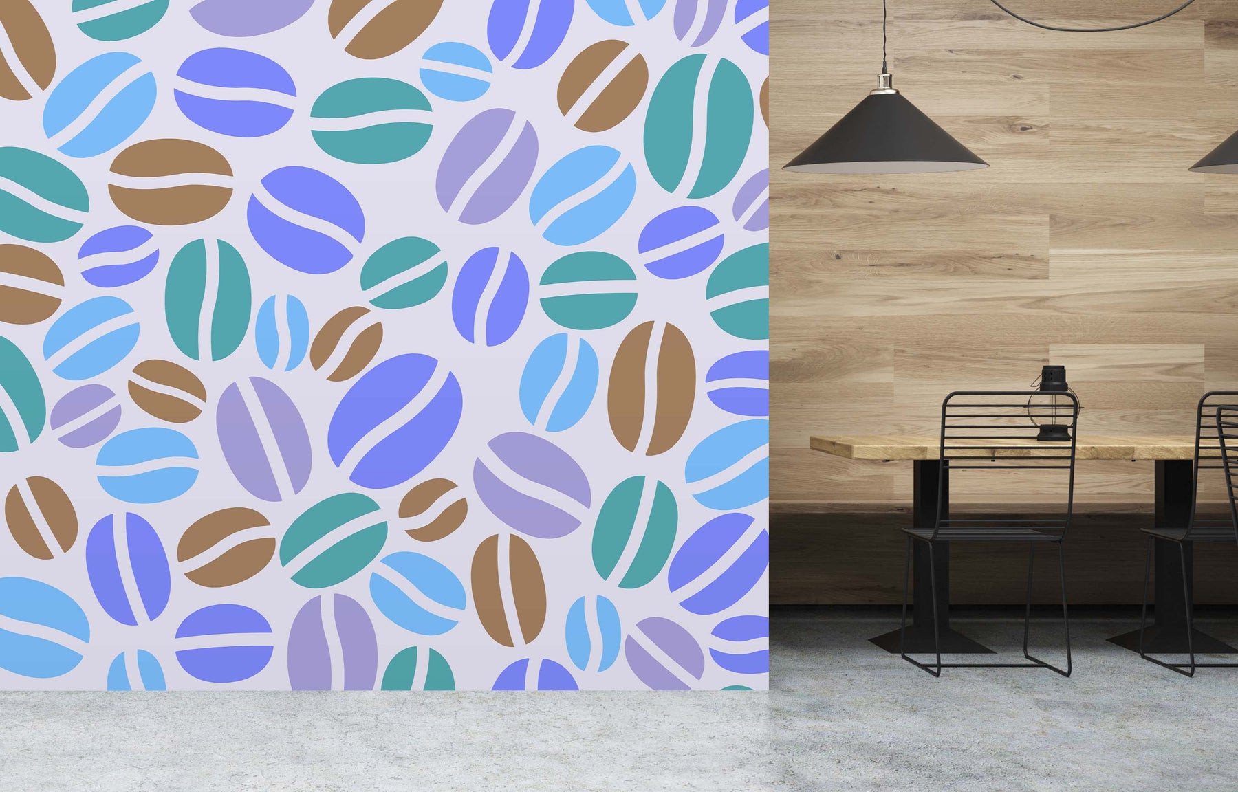 CONFETTI COFFEE BERRY WALL WRAP