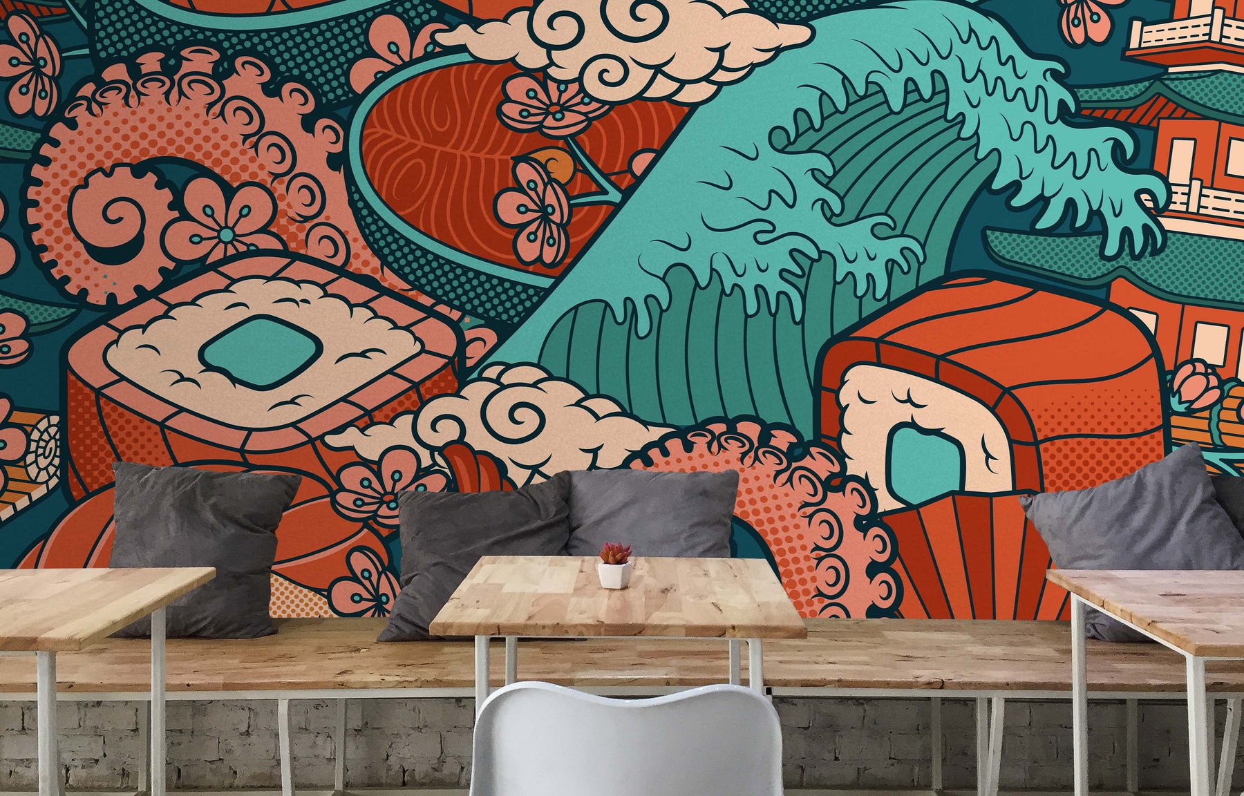 SASHIMI SUSHI WALL WRAP