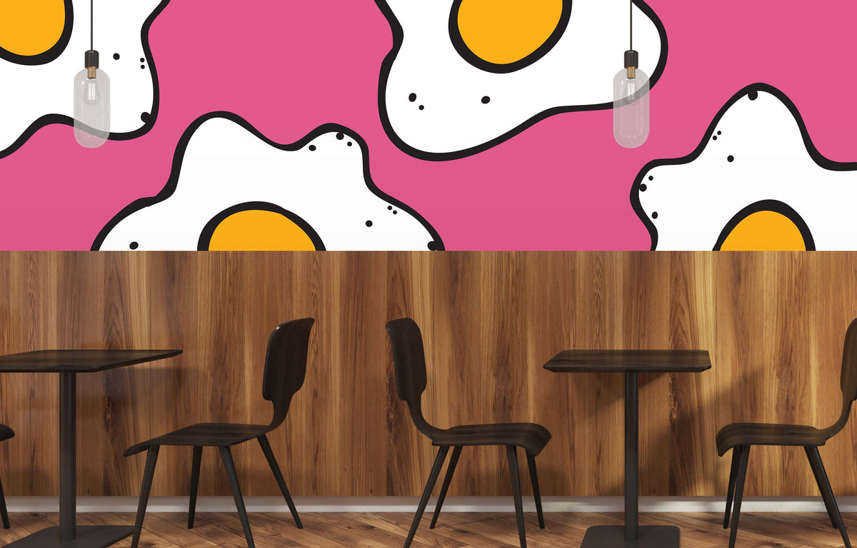 SUNNY SIDE PINK WALL WRAP