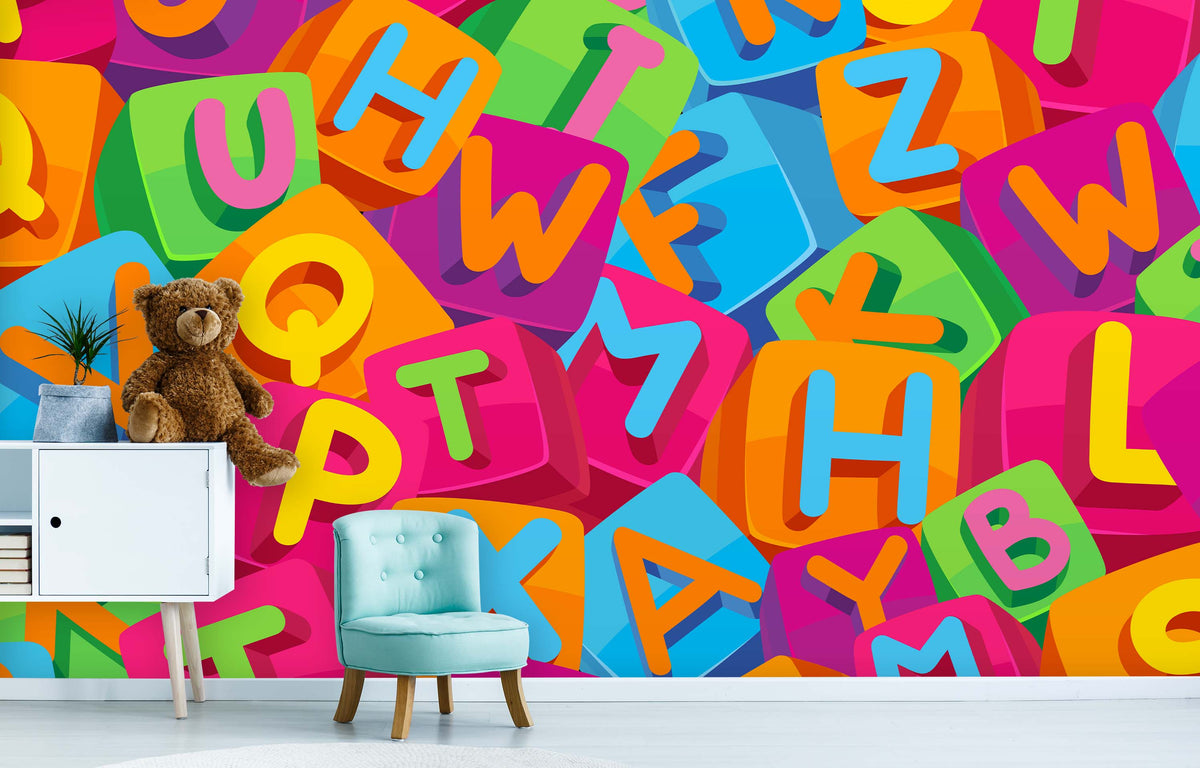 ALPHABETICAL DISORDER WALL WRAP