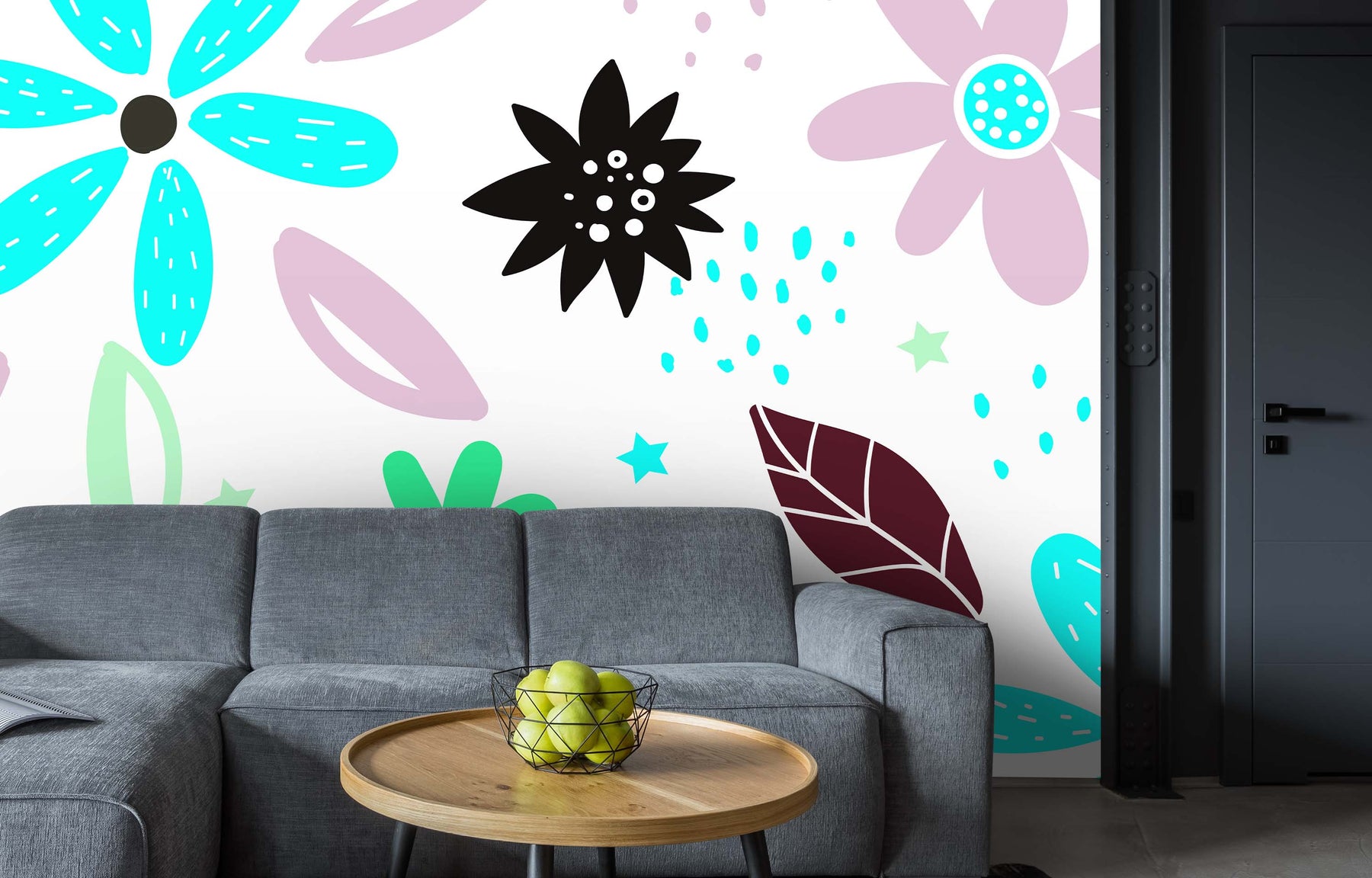 APPLE BERRY BLOOM WALL WRAP