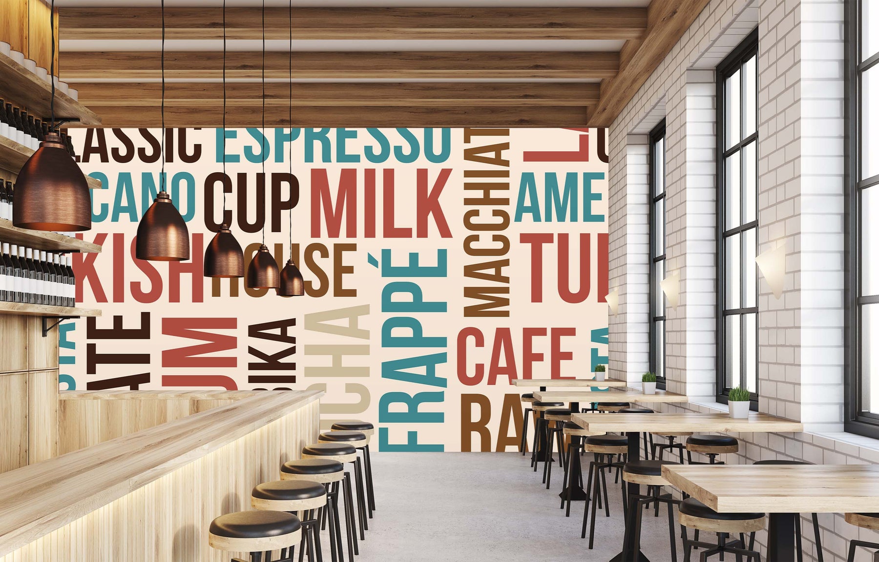 COFFEE HOUSE WALL WRAP