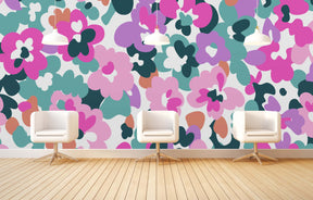 MINT STRAWBERRY WALL FLOWER WALL WRAP