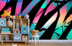 NEON STAIN WALL WRAP