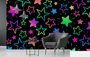 RAINBOW STARGAZER WALL WRAP