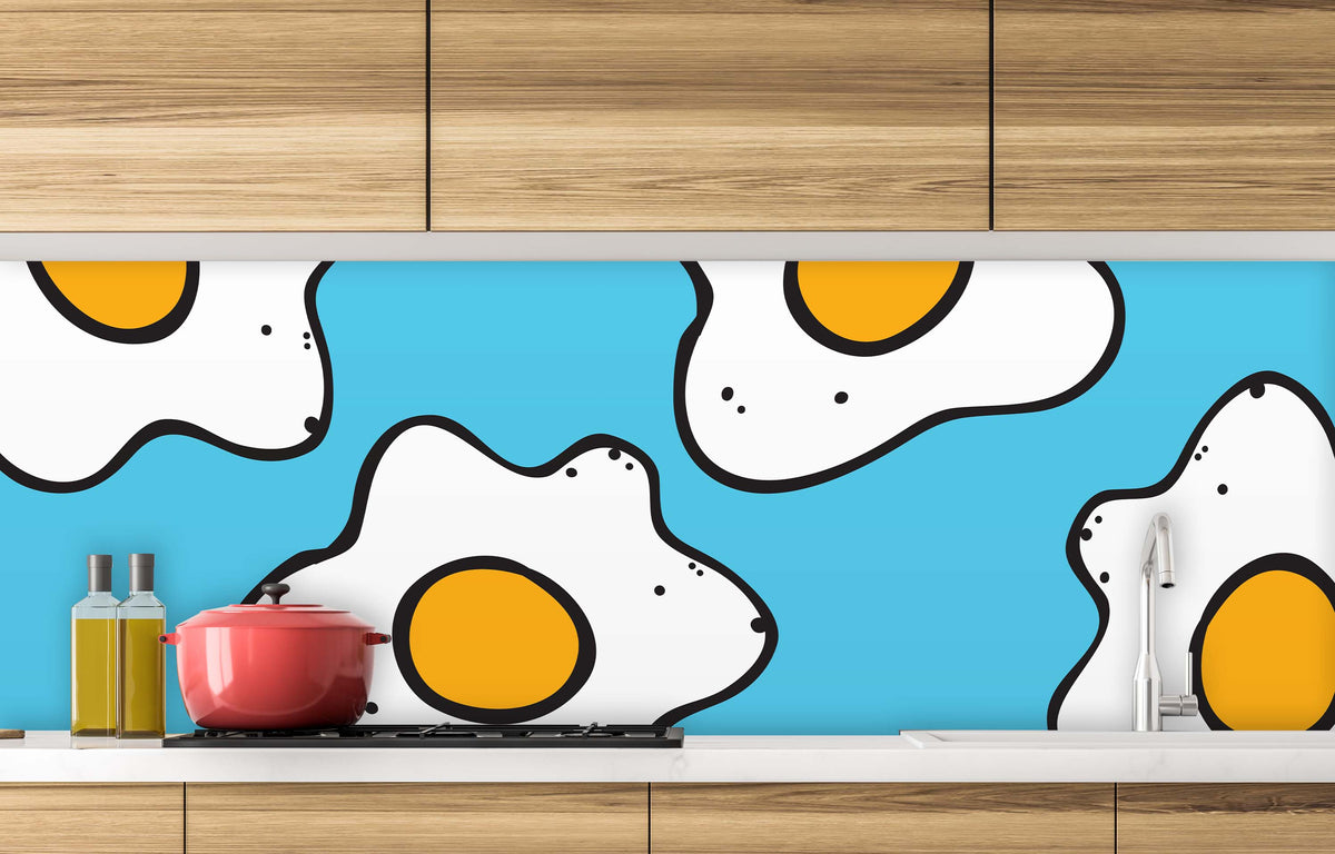 SUNNY SIDE LIGHT BLUE WALL WRAP