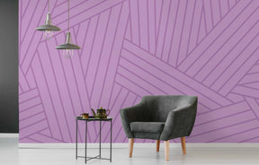 INTERLACED LIGHT LAVENDER WALL WRAP