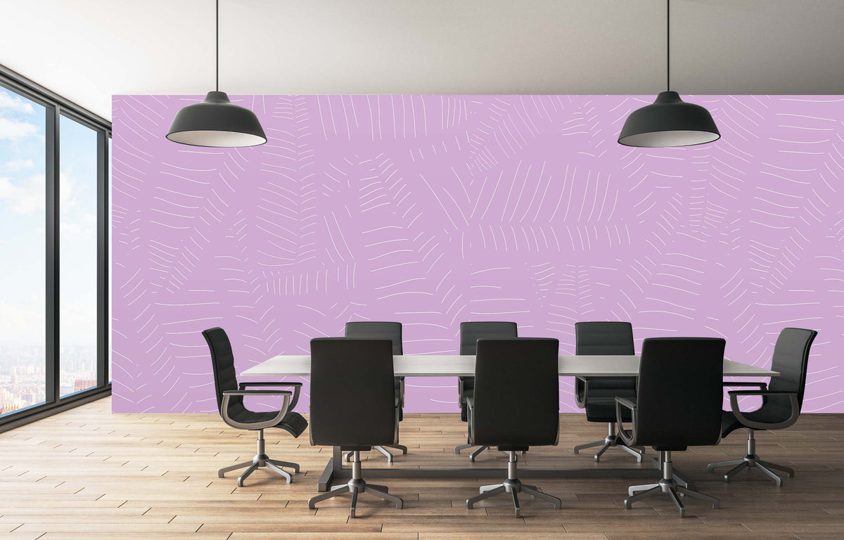 PALM LINES SMOOTH BERRY WALL WRAP