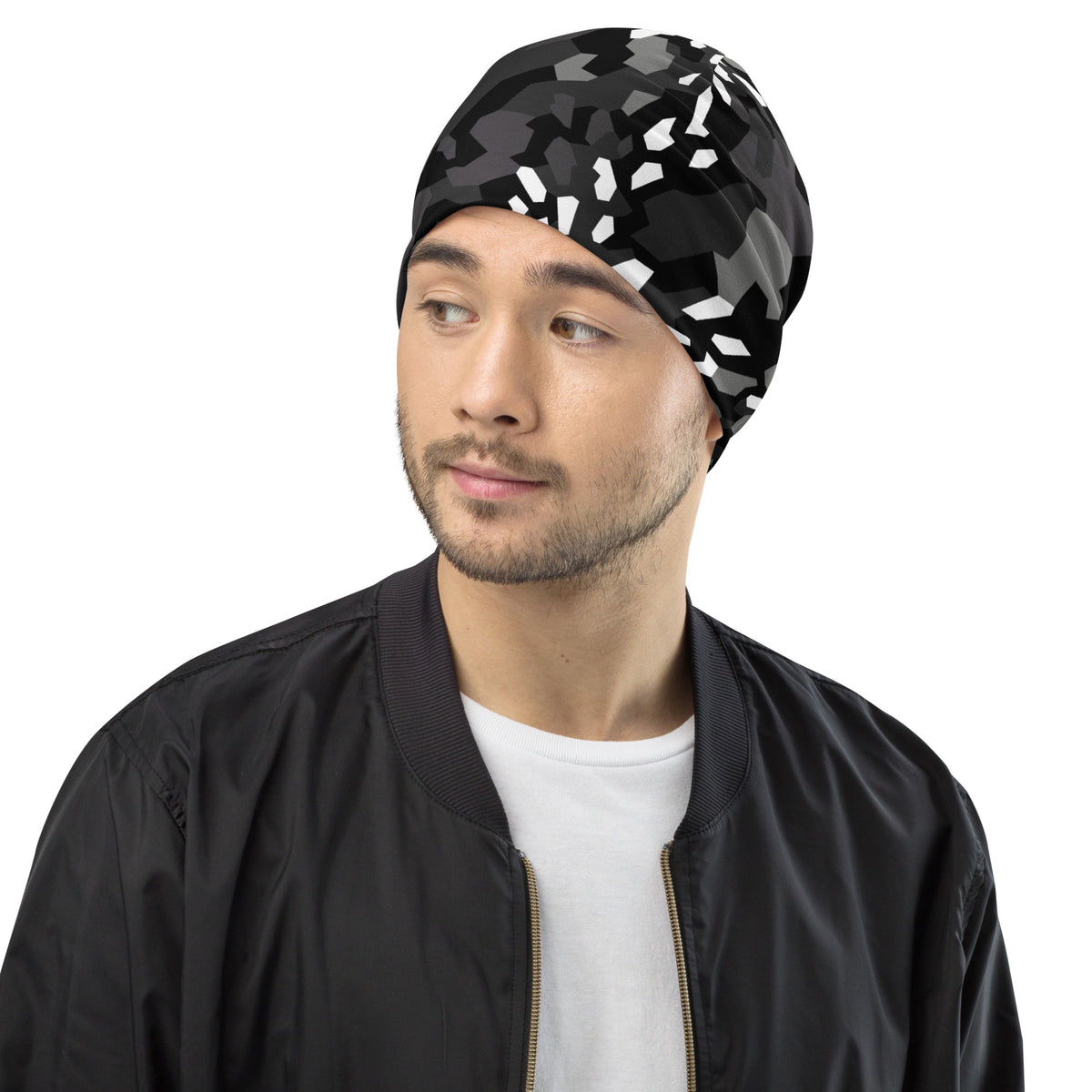 Arctic Fracture Camo Beanie