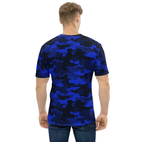 Blue Fabian Camo Men's T-shirt