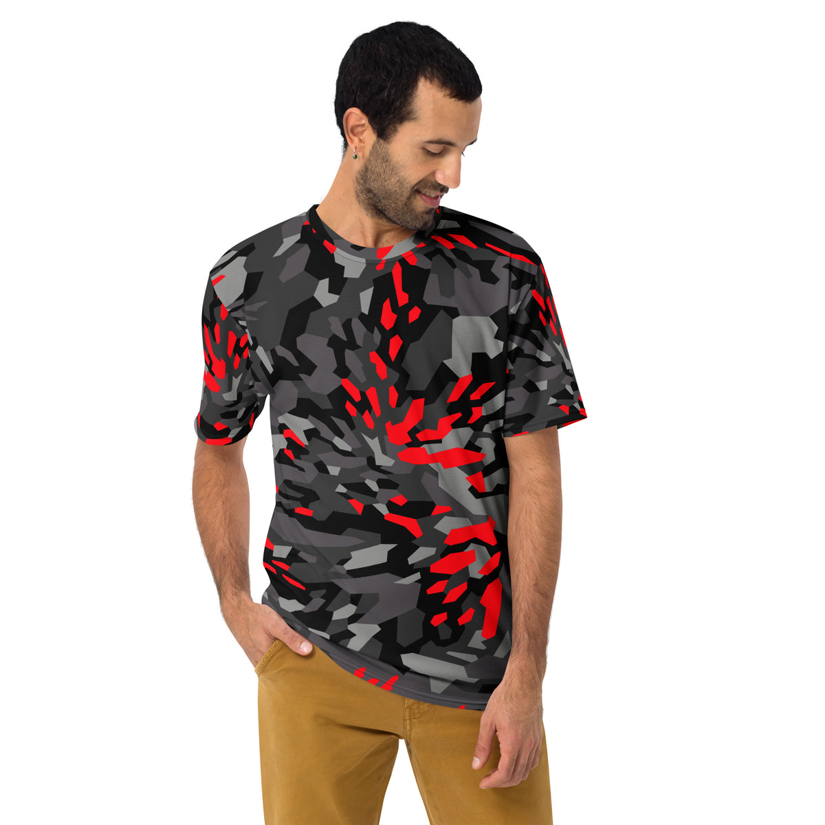 Blood Red Fracture Camo T-shirt