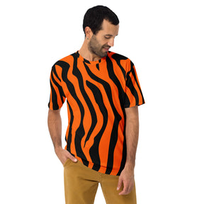 Tiger Stripes Orange Men's T-shirt