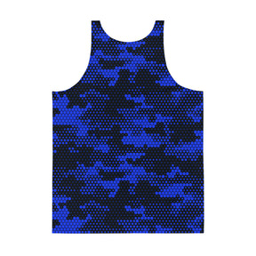 Blue Fabian Camo Unisex Tank Top