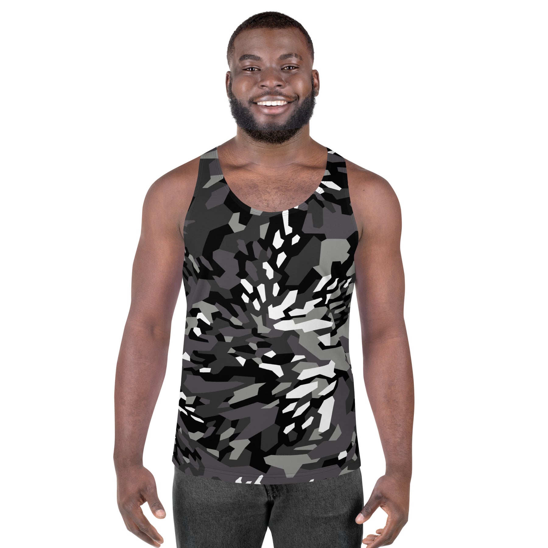 Arctic Fracture Camo Unisex Tank Top