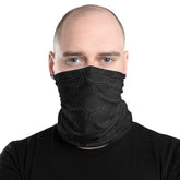 Black Kryptography Neck Gaiter