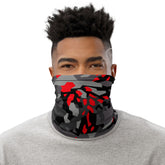 Blood Red Fracture Camo Neck Gaiter