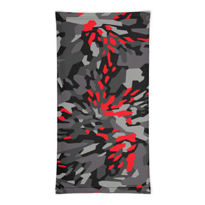 Blood Red Fracture Camo Neck Gaiter