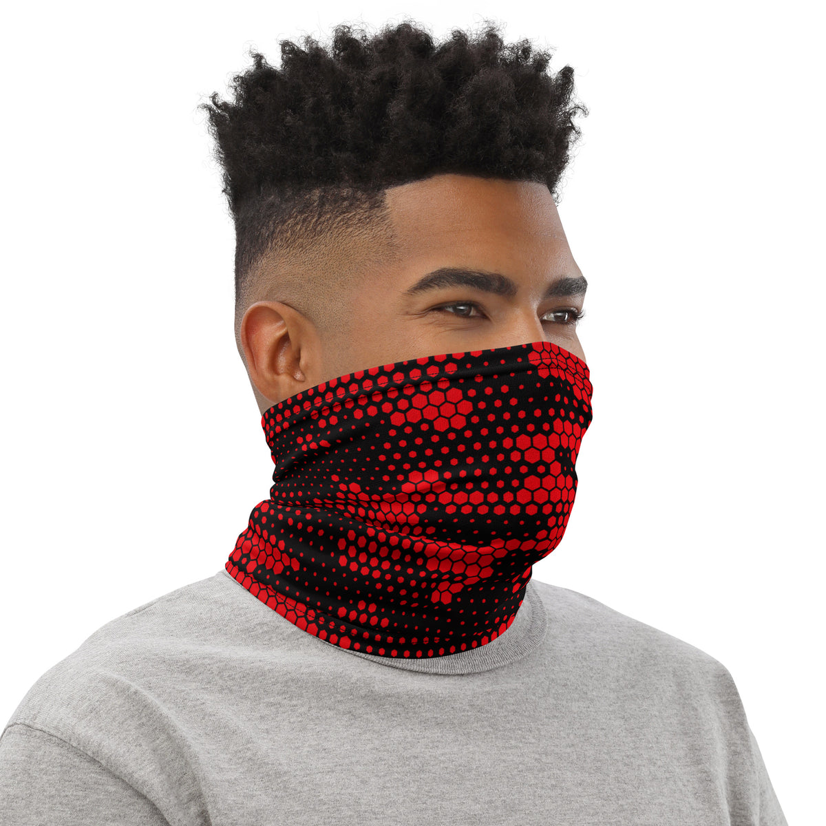 Blood Red Fabian Camo Neck Gaiter