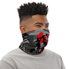 Blood Red Fracture Camo Neck Gaiter