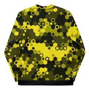 Hex-A-Gone Yellow Unisex Bomber Jacket