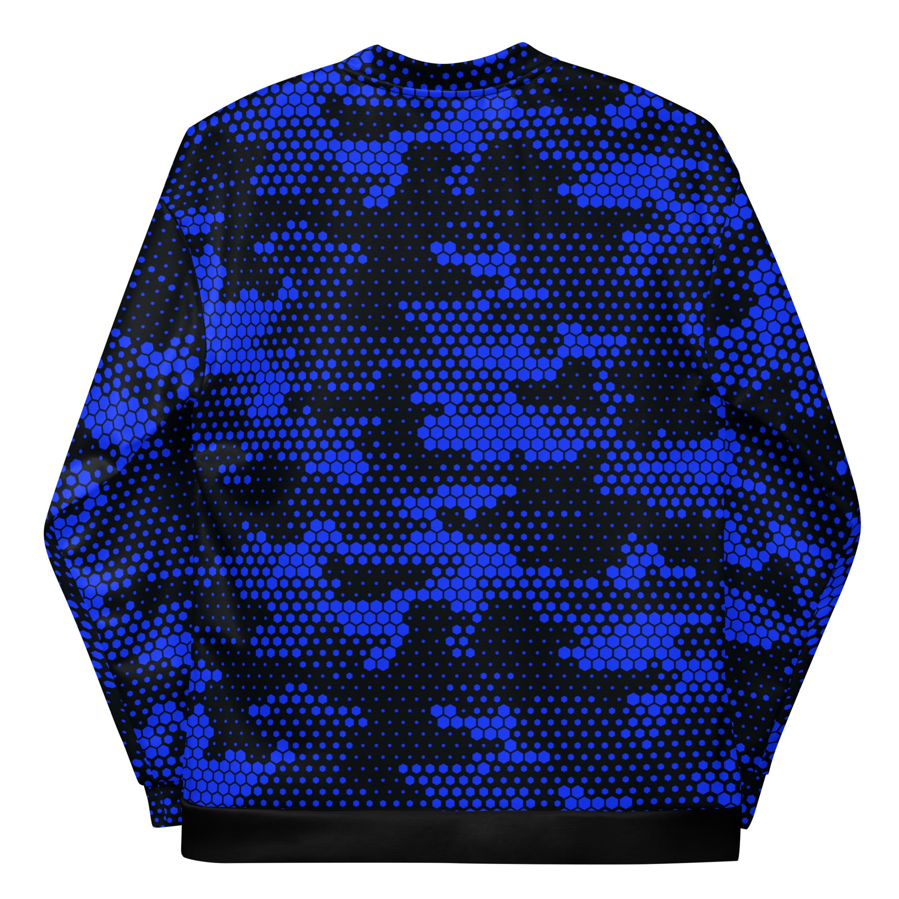 Blue Fabian Camo Unisex Bomber Jacket