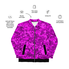 Amethyst Digies Unisex Bomber Jacket