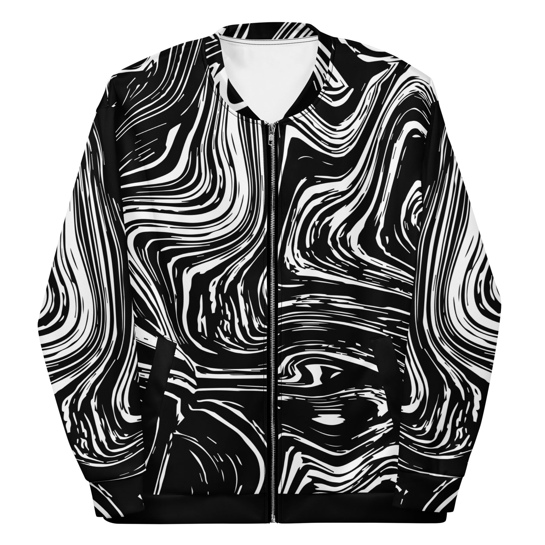 Printful All-over Print Unisex Bomber Jacket Size Chart 