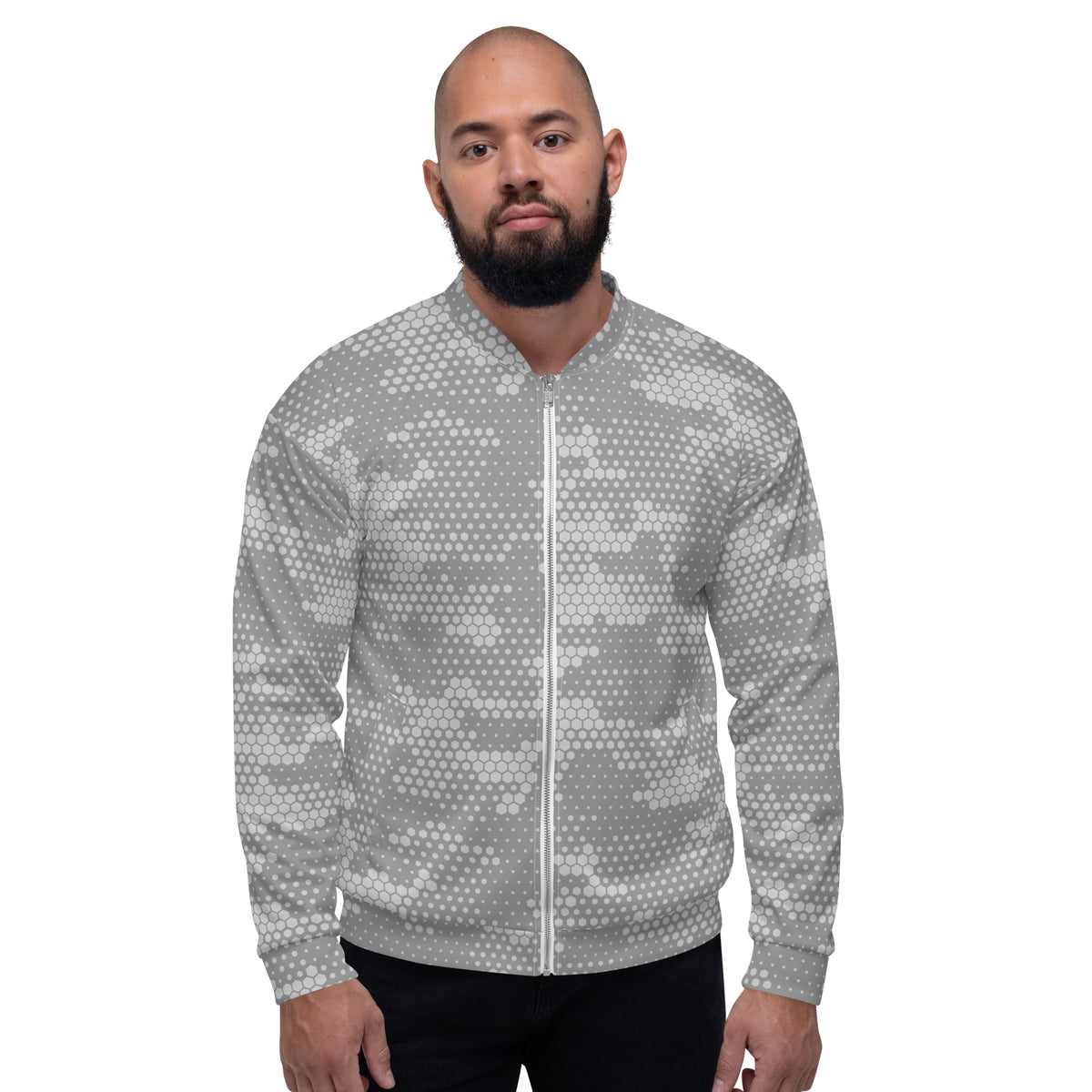 Arctic Wind Fabian Camo Unisex Bomber Jacket